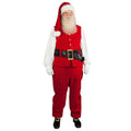Santa Claus Costume Adult Men Women Velvet Christmas Holiday Outfit