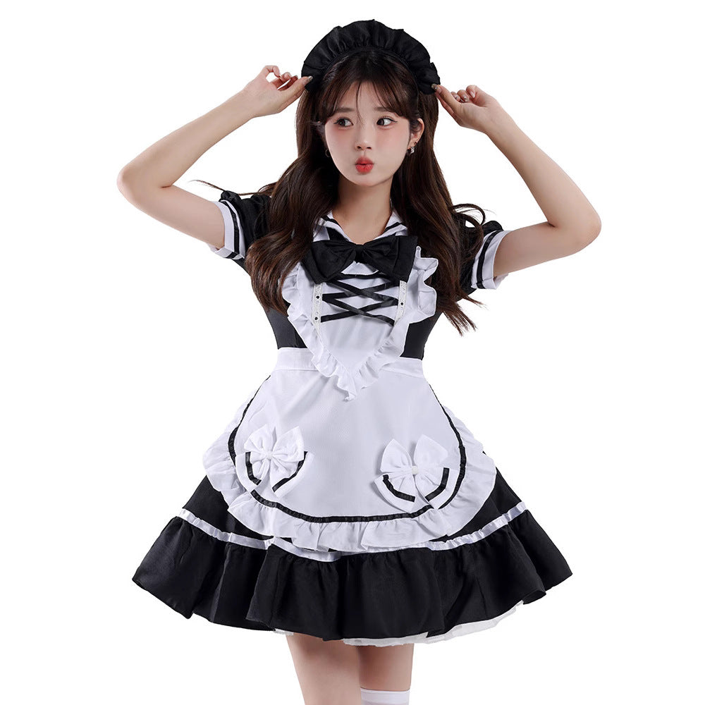 Purple Maid Princess Costume for Women, product photo 2 on a white background
