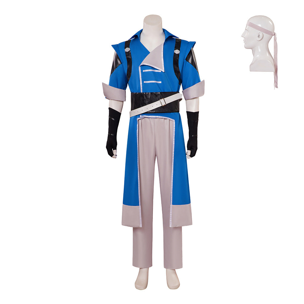 Richter Belmont Costume for Adults, front view on a white background