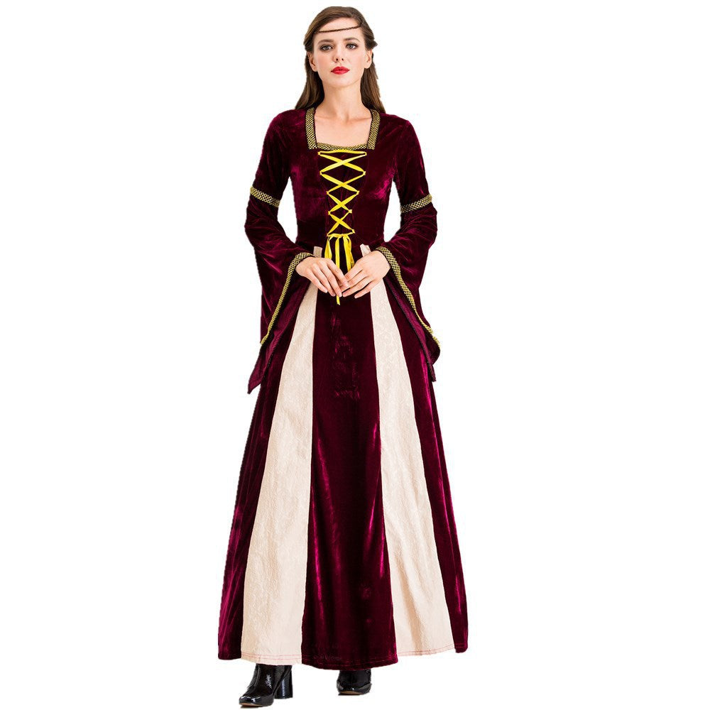 Greek Goddess Royal Queen Costume for Women, product photo 3 on a white background