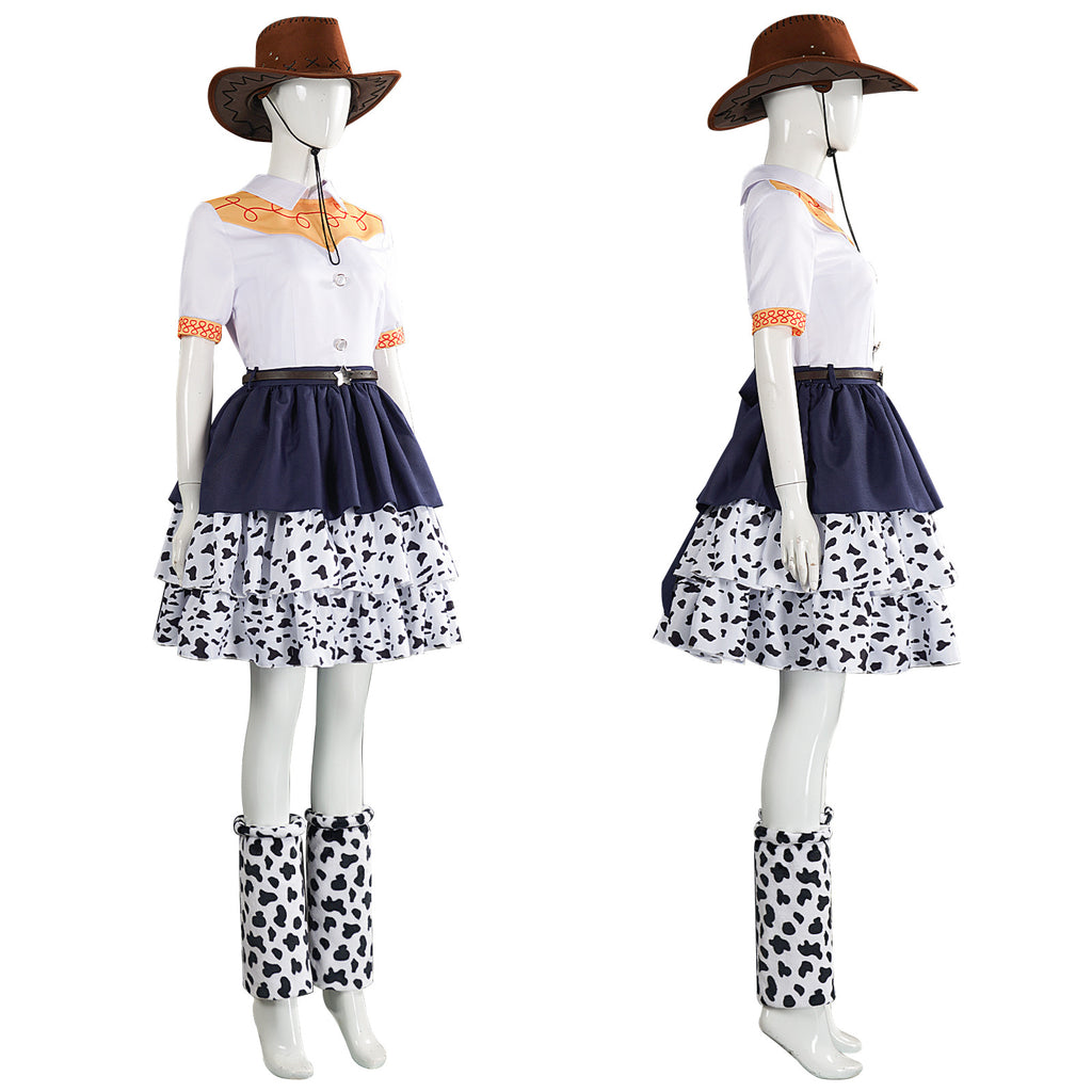 Toy Story Jessie Cosplay Costume Jessie Short Skirt Set Anime Movie Character Cosplay Outfit