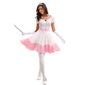 Pink Princess Fairy Tale Costume for Women, product photo 6 on a white background