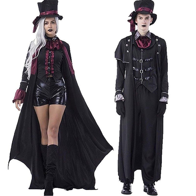 Gothic Vampire Warrior Costume for Men and Women, costume photo