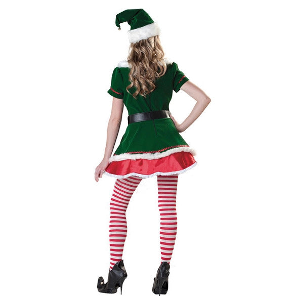 Christmas Clown Costume for Couples, product photo 4 on a white background