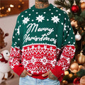 Christmas Knitwear Christmas Jacquard Loose Hooded Sweater