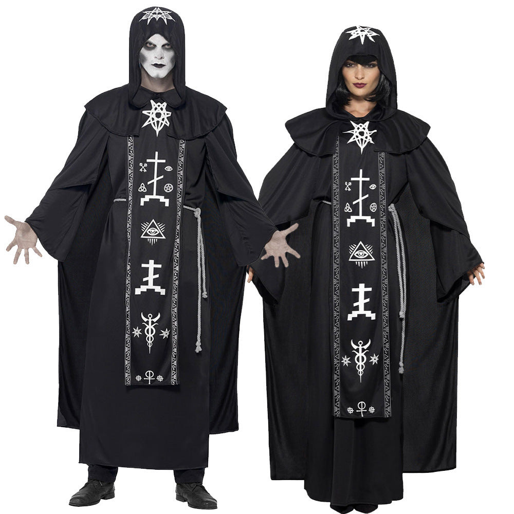 Wizard Robe for Kids and Adults, costume photo