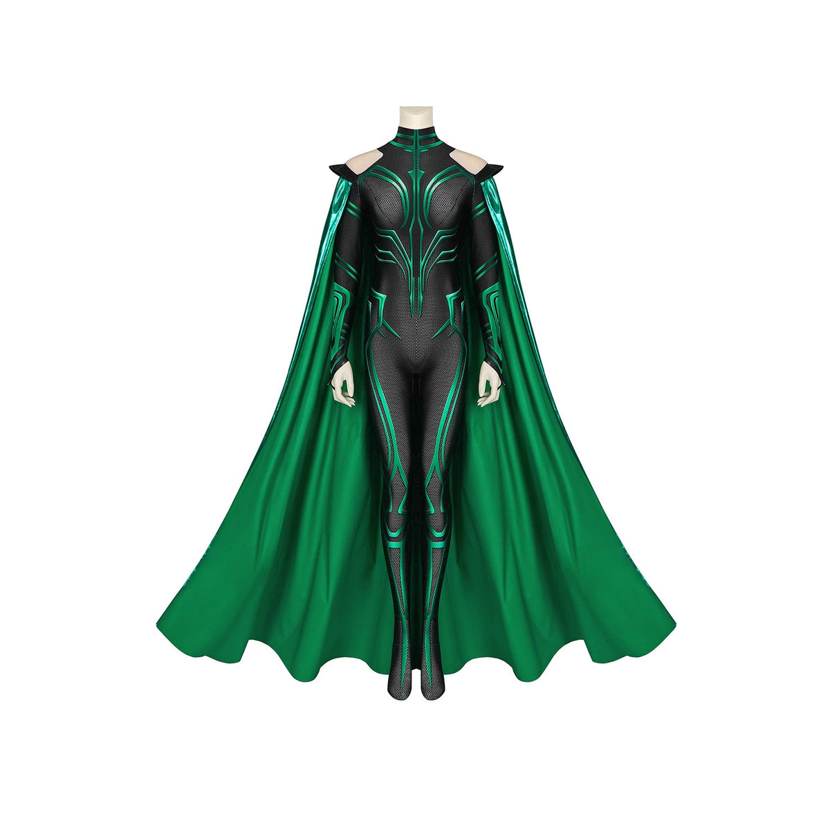Thor Ragnarok Hela Costume Women Goddess of Death Halloween Cosplay