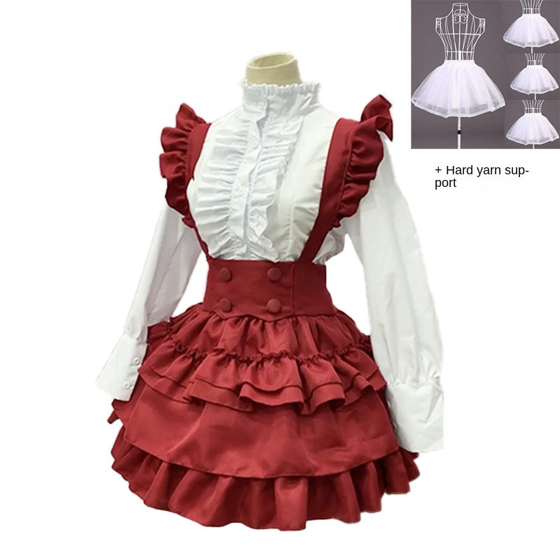 Cyberpunk Mechanical Girl Gothic Lolita Dress Costume Adult Cosplay