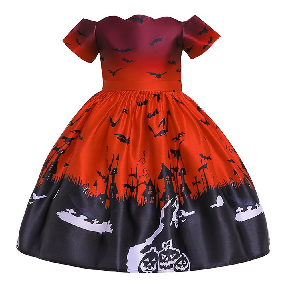 Pumpkin Ghost Fairy Dress for Girls, costume photo 5