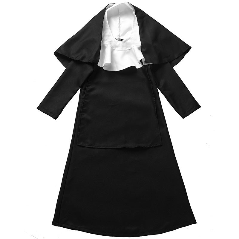 Black Nun Costume for Girls, costume photo