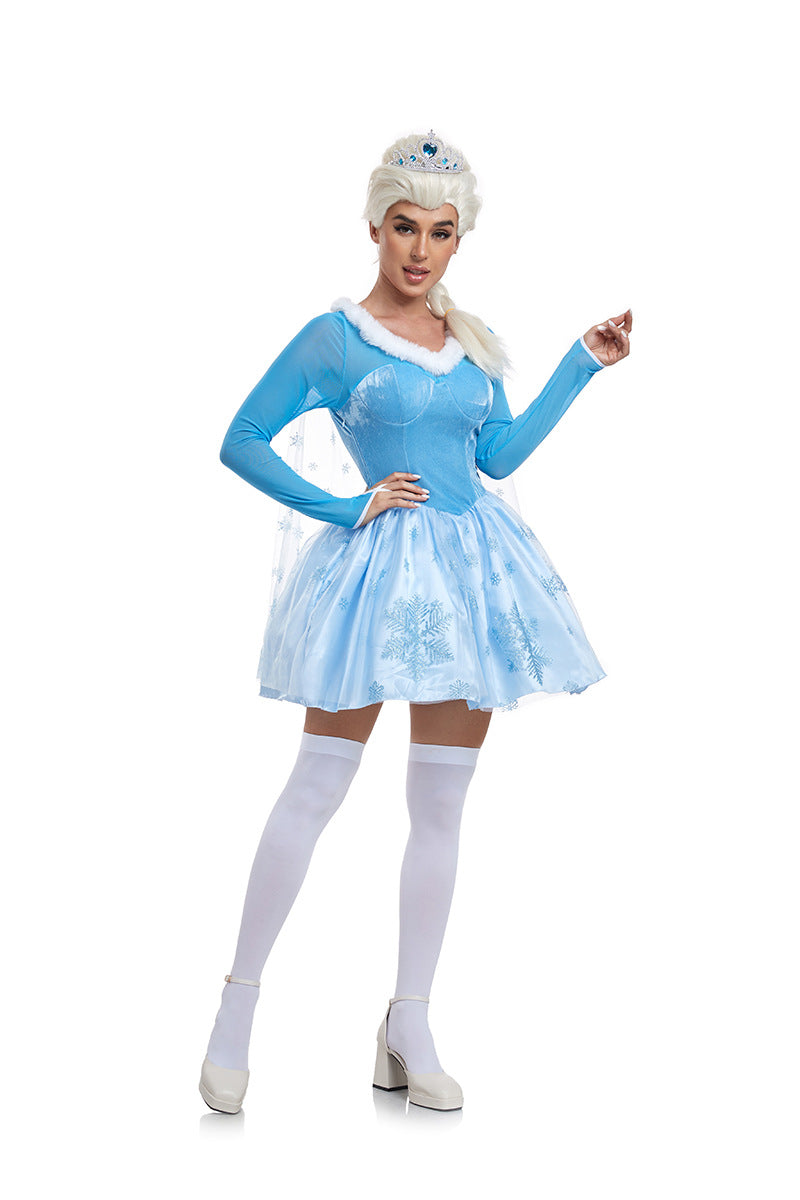 Snow White Elsa Princess Dress Costume Halloween Christmas Cosplay – photo 12