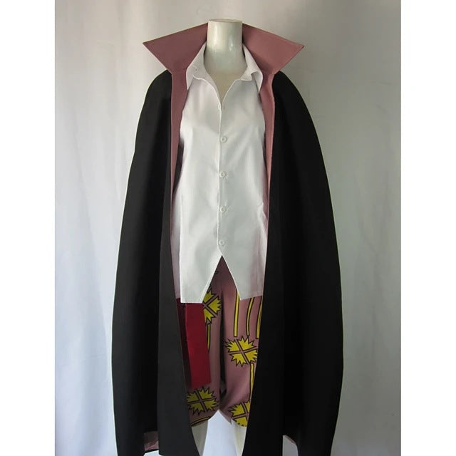 One Piece Shanks Costume Adult Red-Hair Cosplay Halloween Outfit