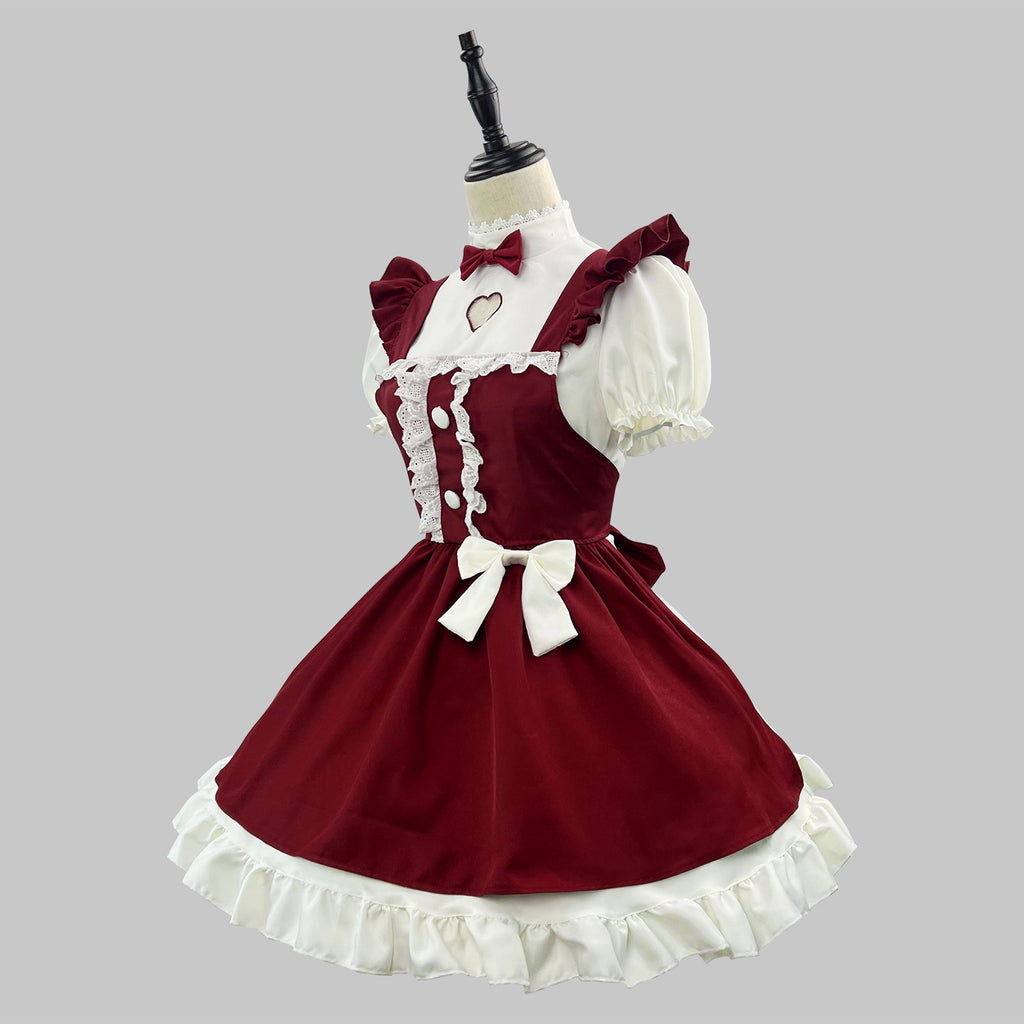 Christmas Maid Costume Women Adult Anime Cosplay Holiday Dress