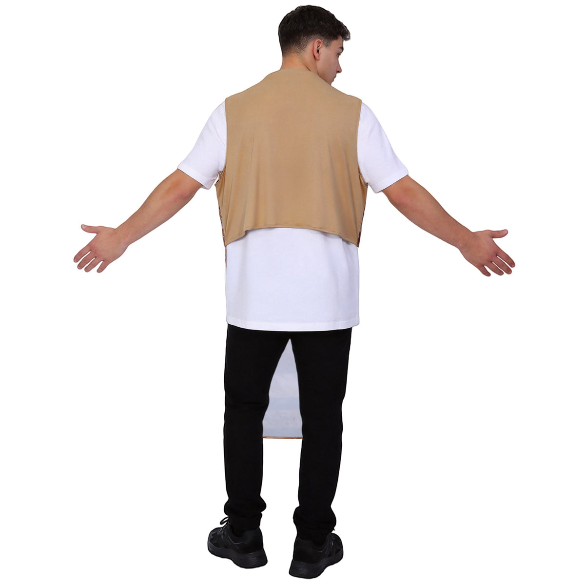 World Cup Trophy Costume for Adults, front view on a white background