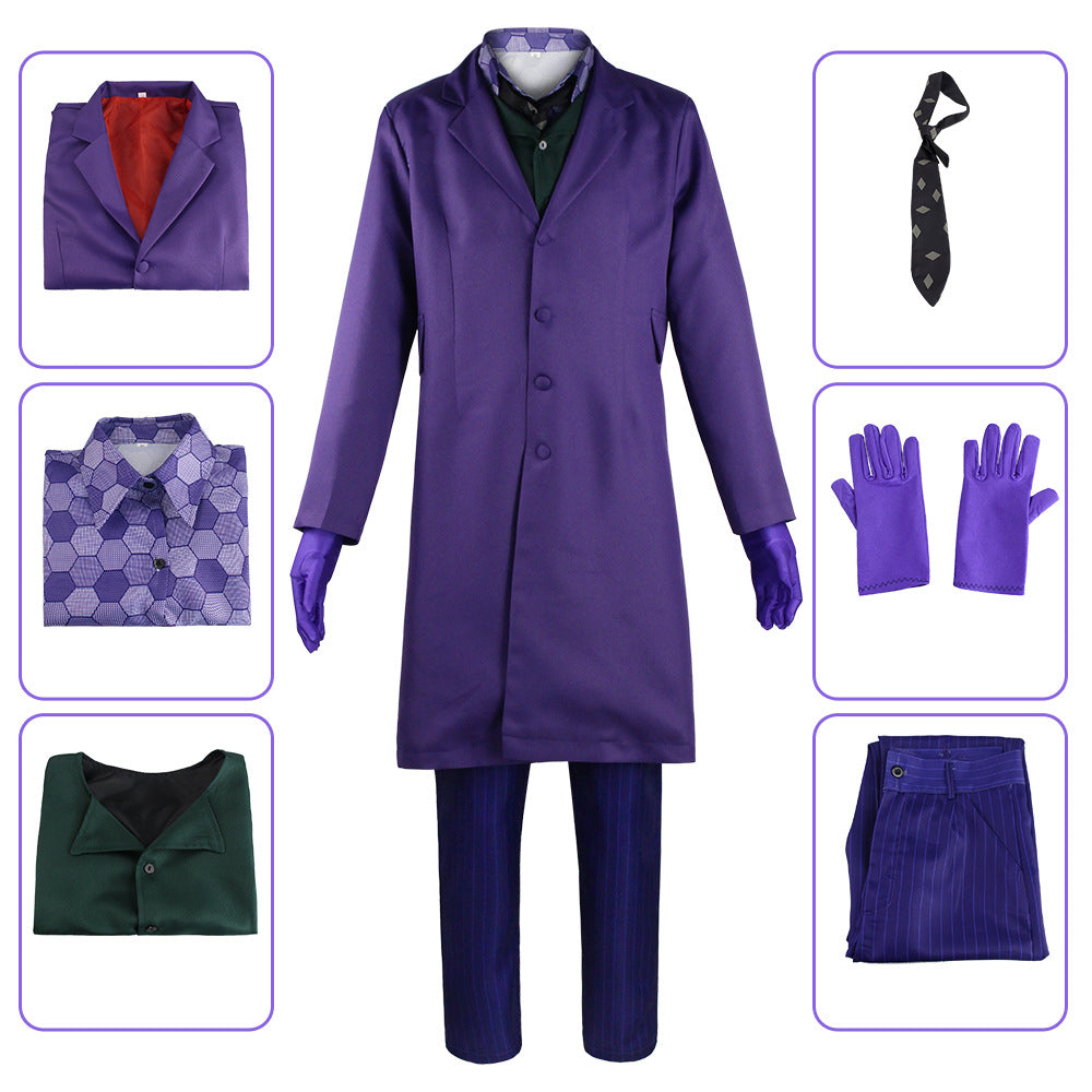 Villain Clown Suit for Men, costume photo 5