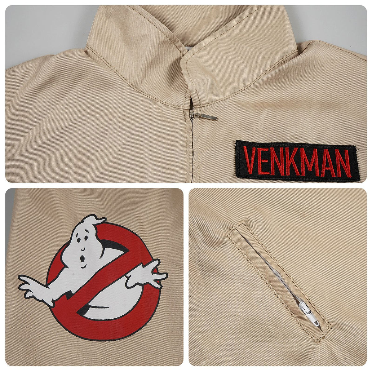 Ghost Hunter Jumpsuit for Adults, costume photo