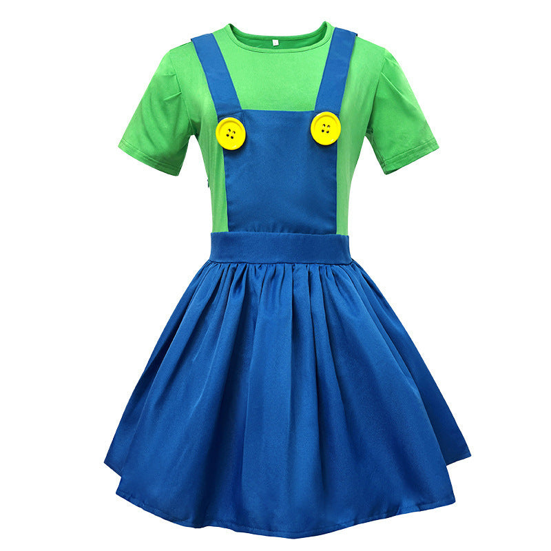 Plumber Costume for Women, product photo 4 on a white background