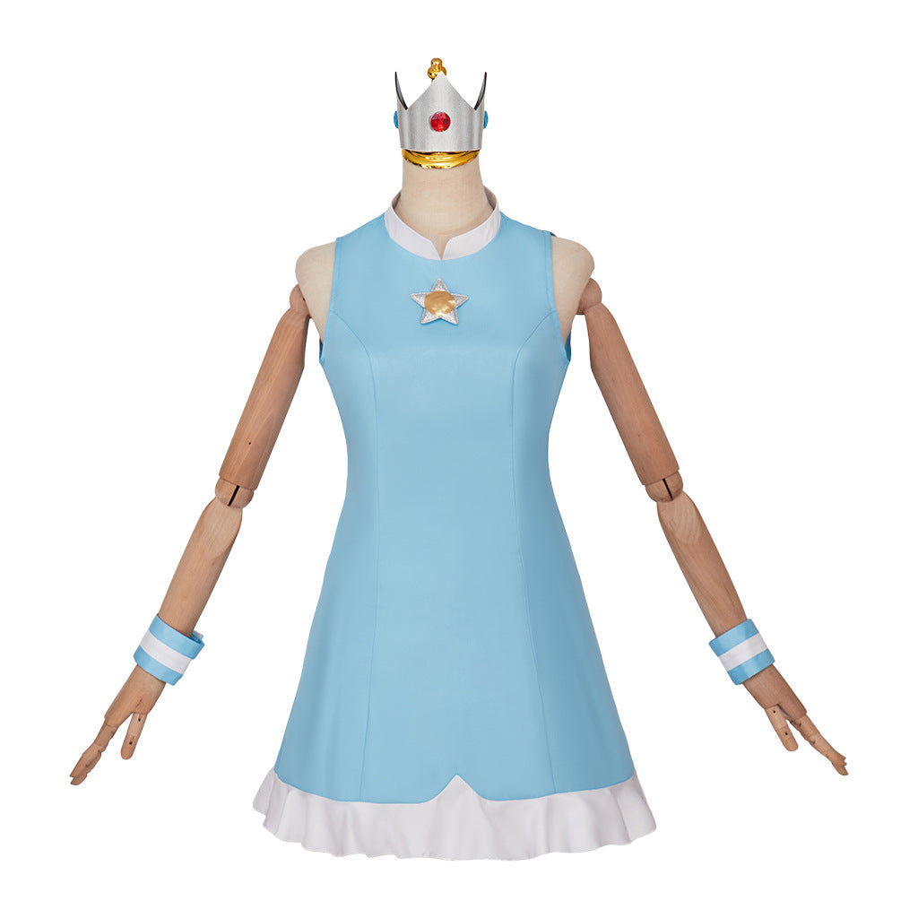Princess Peach Daisy Rosalina Costume Women Dress Super Mario Halloween XS-3XL – photo 5