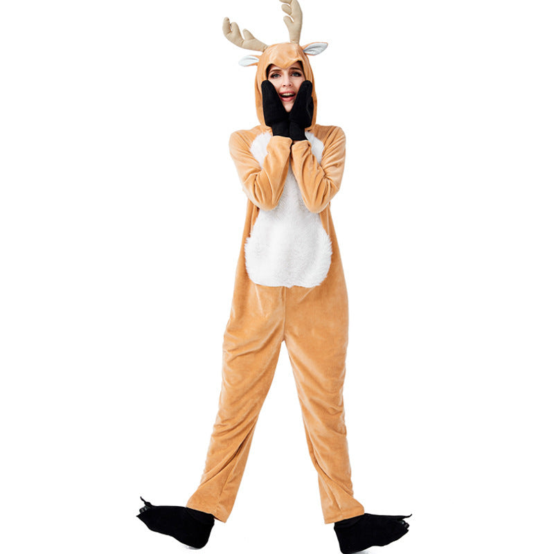 Elk Christmas costume Christmas deer Christmas costume