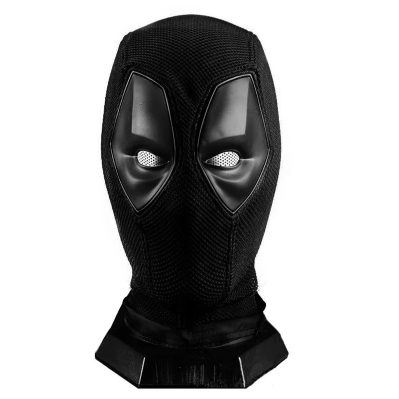 Red Black Antihero Mask for Adults, product photo 2 on a white background