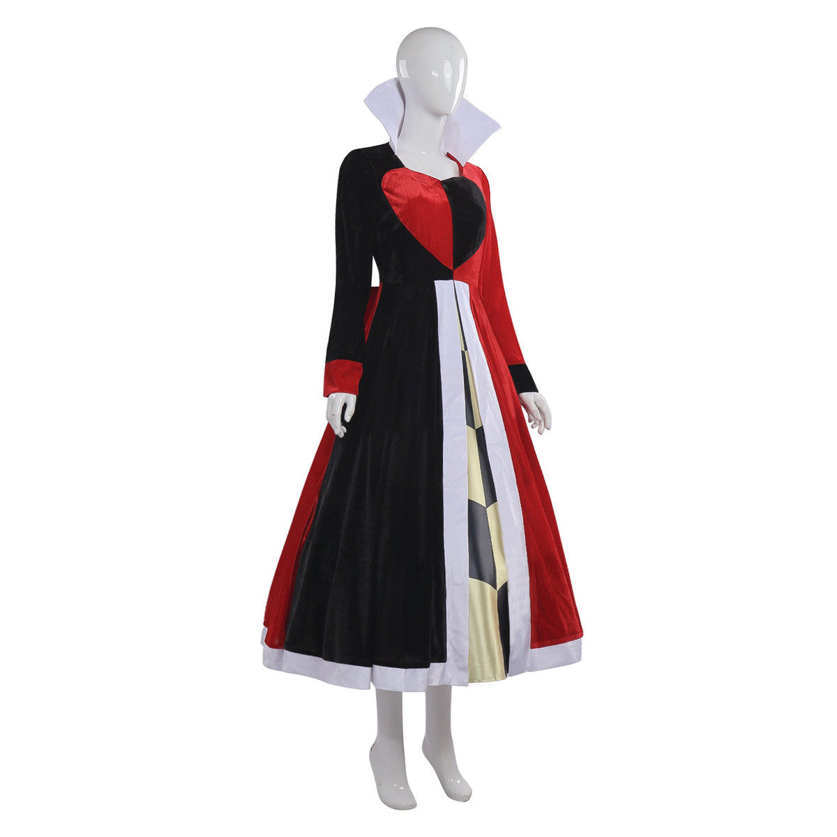 Alice in Wonderland Queen of Hearts Costume Adult Halloween Cosplay