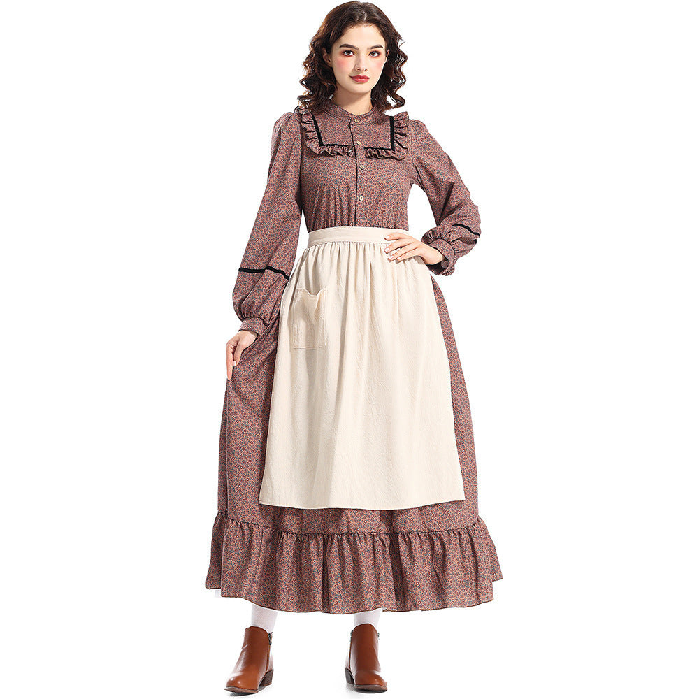 Prairie Colonial Frontier Dress for Women, product photo 6 on a white background