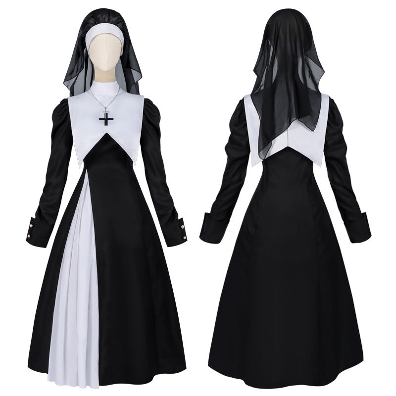 Nun Gothic Lolita Dress for Women, costume photo 2