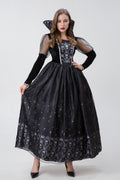 Horror Skull Zombie Vampire Devil Costume for Adults, costume photo