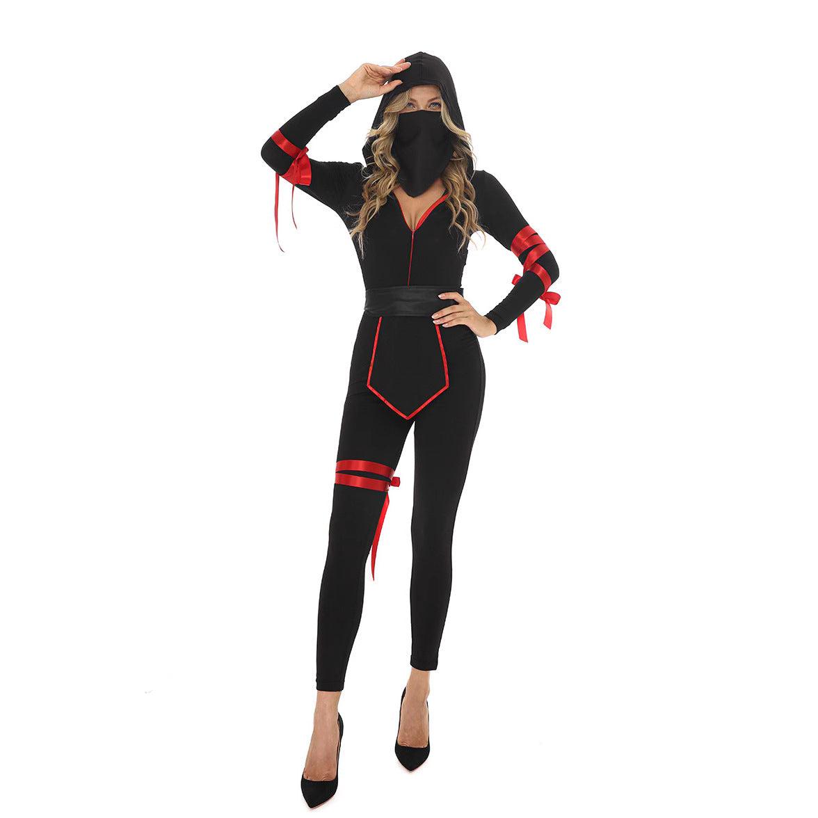 Ninja Samurai Onesie for Couples, product photo 4 on a white background