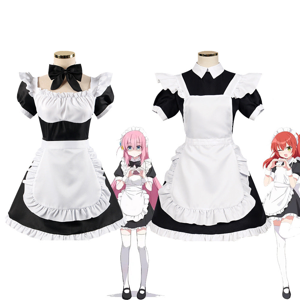 Bocchi the Rock Kita Maid Costume Cosplay Anime Halloween Outfit