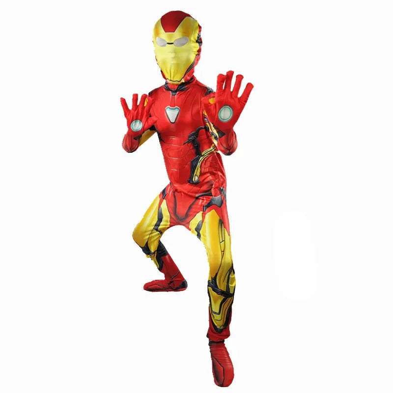 Armored Hero Costume for Kids and Adults, product photo 4 on a white background
