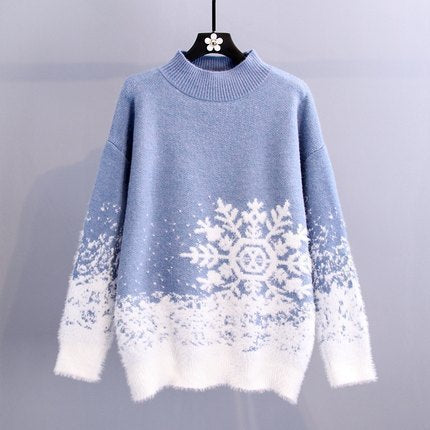 Christmas Knitted New Year Women's Sweater