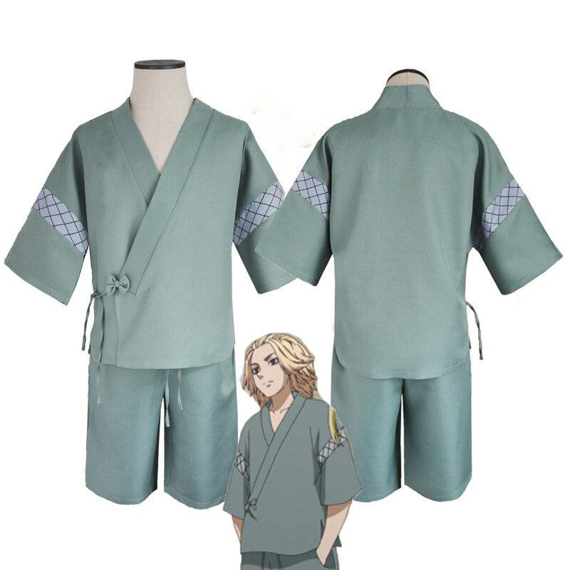Tokyo Revengers Mikey Cosplay Costume Kimono Adult Halloween – photo 2