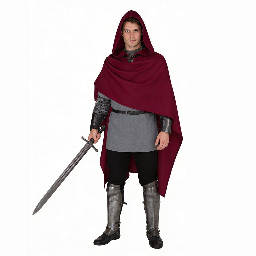Medieval Knight Cape for Adults, product photo 8 on a white background