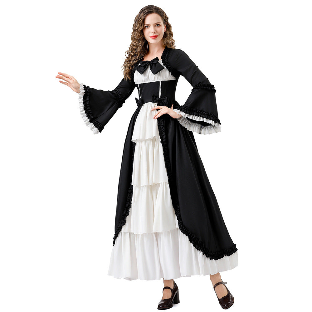 Medieval Renaissance Court Princess Dress for Women, product photo 7 on a white background