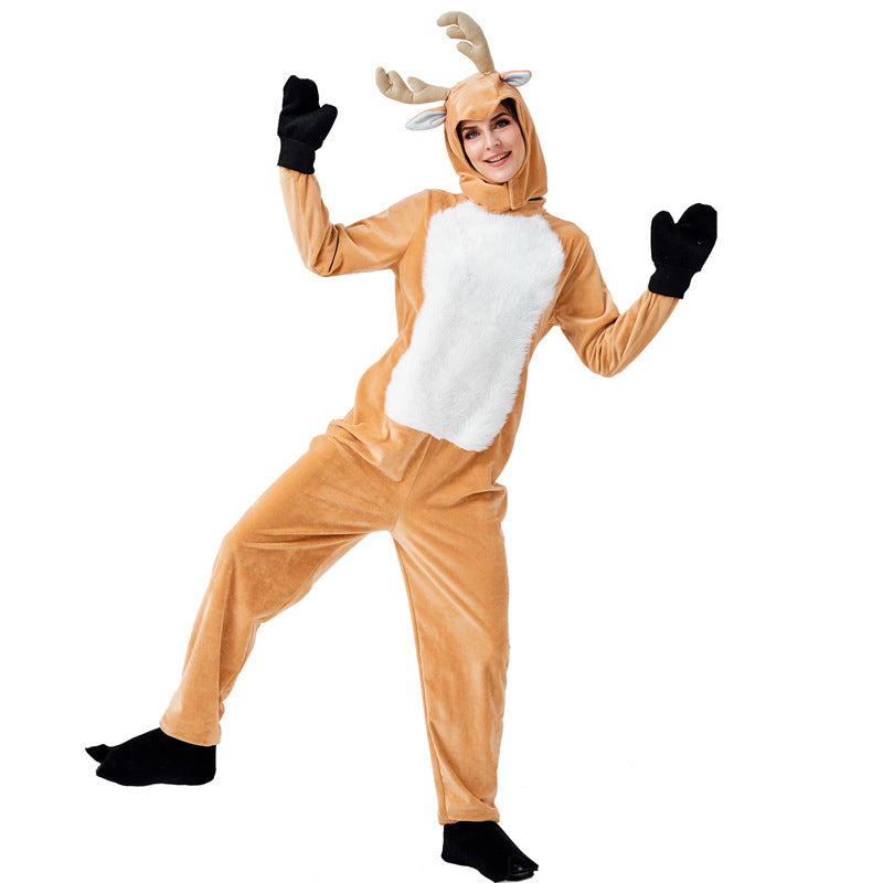 Elk Christmas costume Christmas deer Christmas costume
