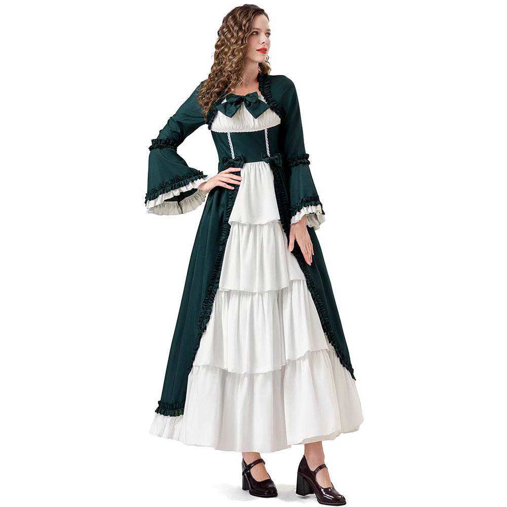 Medieval Renaissance Court Princess Dress for Women, product photo 5 on a white background