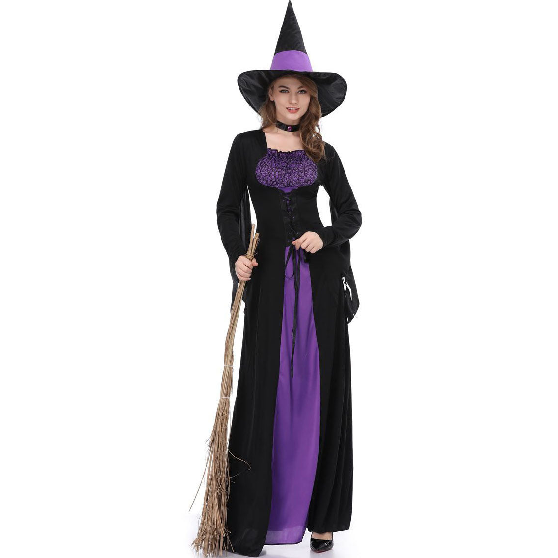 Witch Costume for Women, product photo 2 on a white background