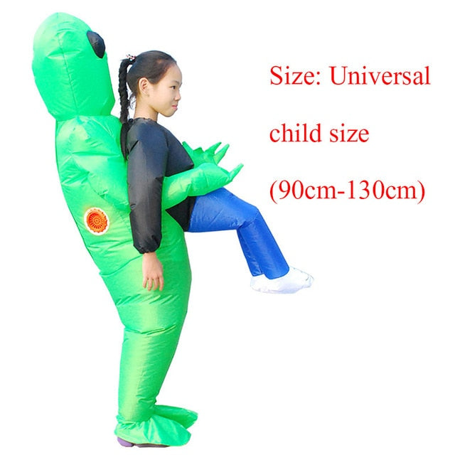 Aliens Inflatable Costume Scary Monster Cosplay Costume Halloween Party Festival Stage Pick Me Up Children's clothing or Adult