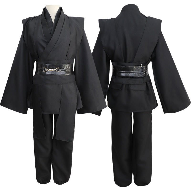 Anakin Skywalker Jedi Costume Hooded Robe Adult Halloween Cosplay Outfit