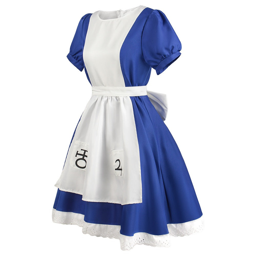 Alice Maid Costume for Women, product photo 2 on a white background