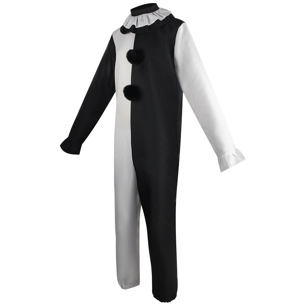 Horror Clown Costume for Kids and Adults, product photo 2 on a white background