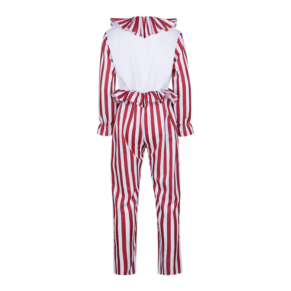 Cornfield Clown Costume for Adults, product photo 3 on a white background