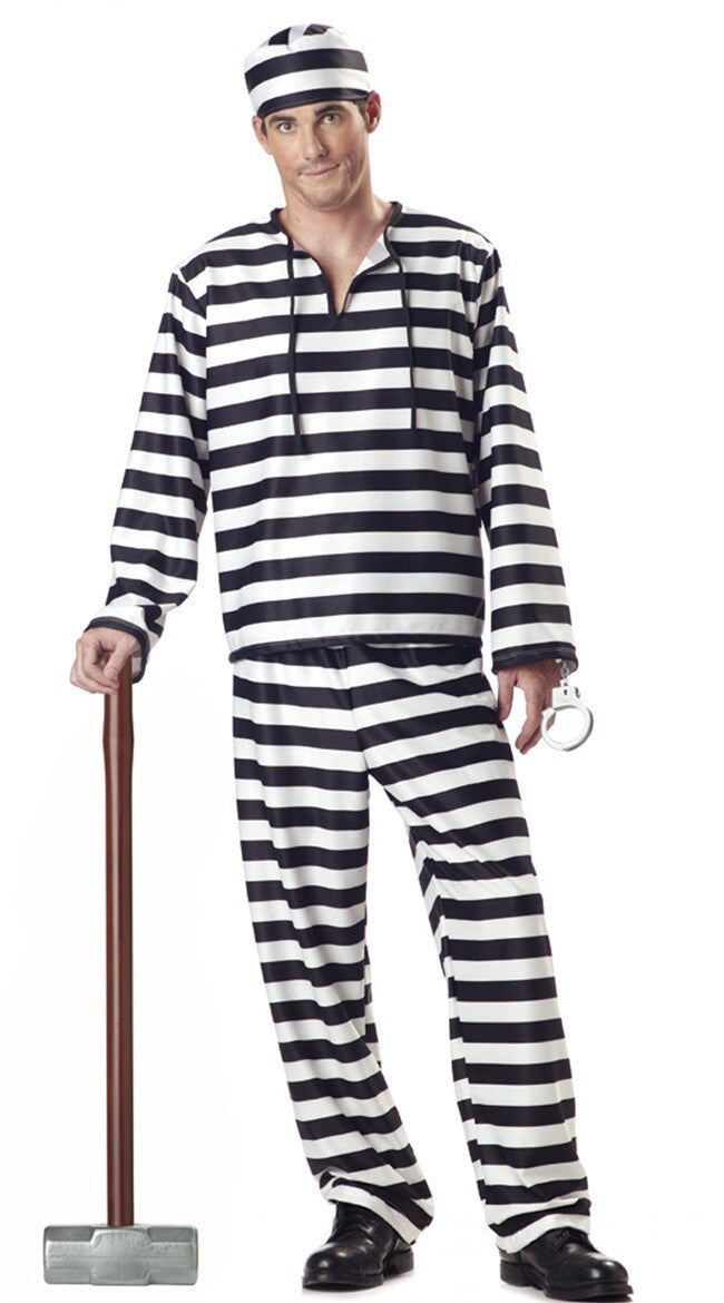 Prison Uniform Costume Women Halloween Cosplay Role Play Outfit – photo 7