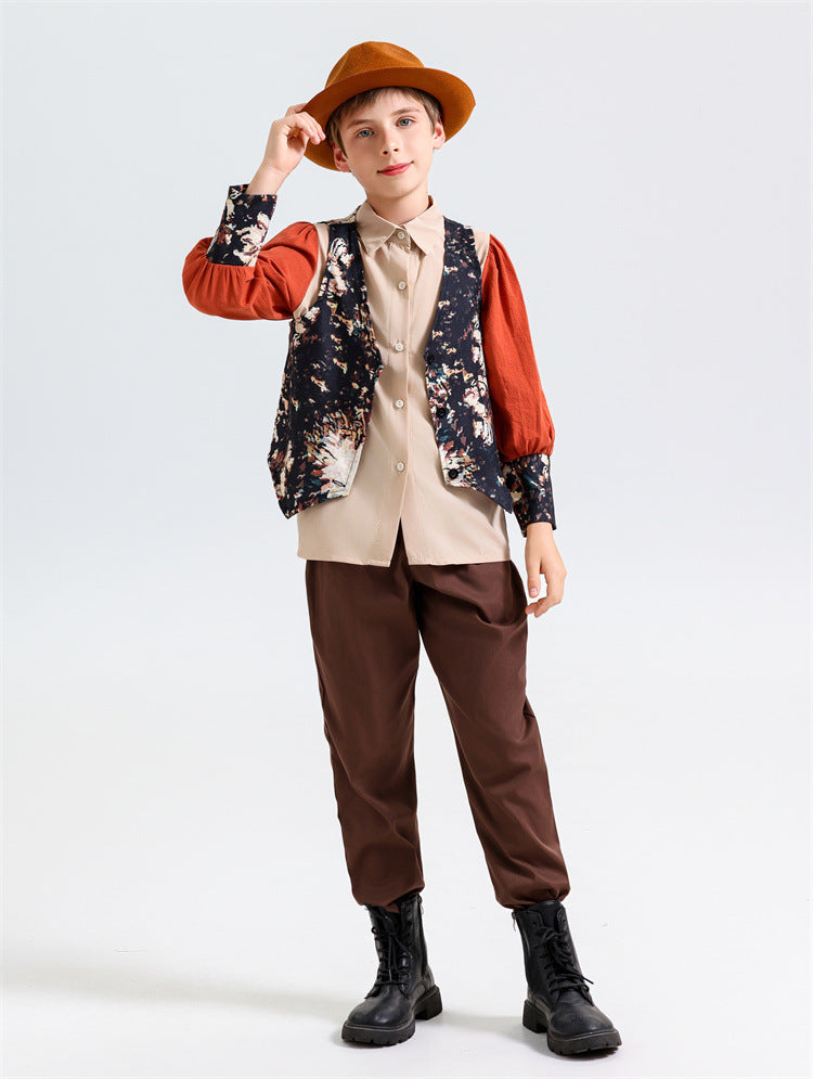 Medieval Victorian Vintage Costume for Girls and Boys, costume photo 6