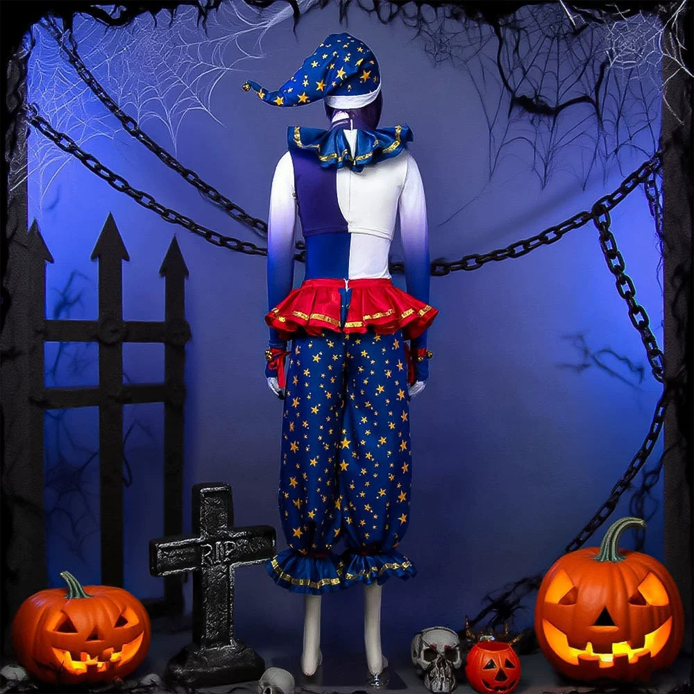 Moonlit Villain Clown Costume for Adults, costume photo 2