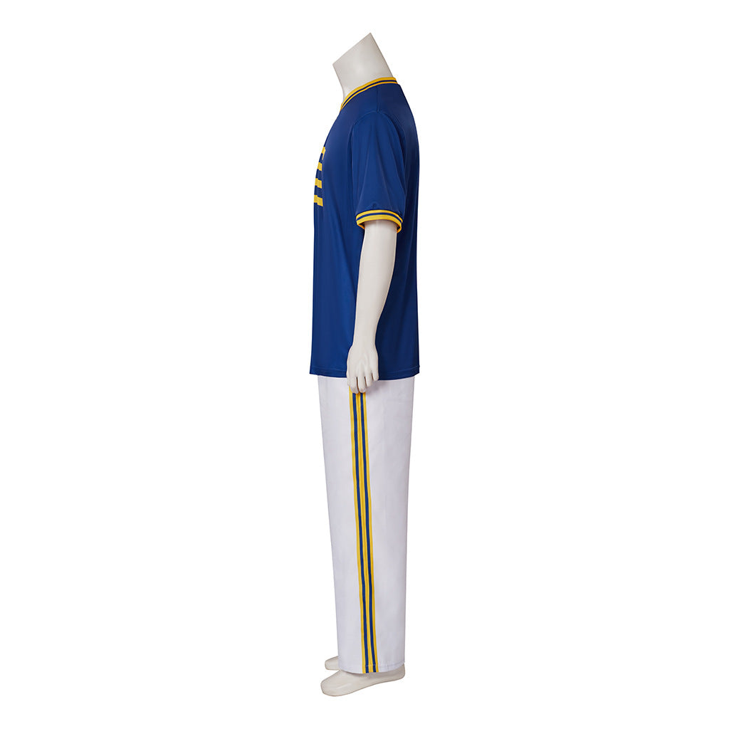 Pop Star Cheerleader Costume for Men, product photo 3 on a white background