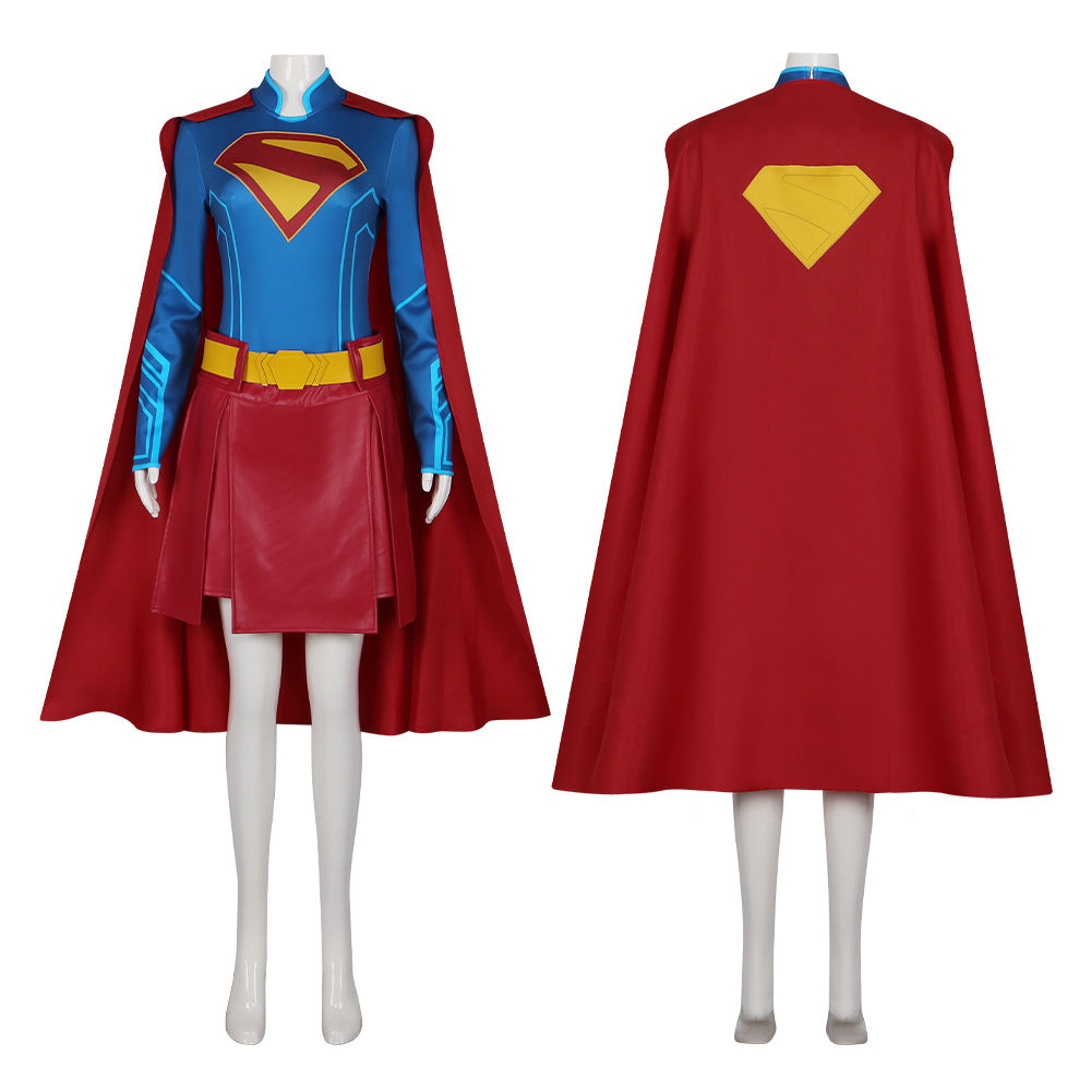 Super Heroine Costume for Adults, product photo 2 on a white background