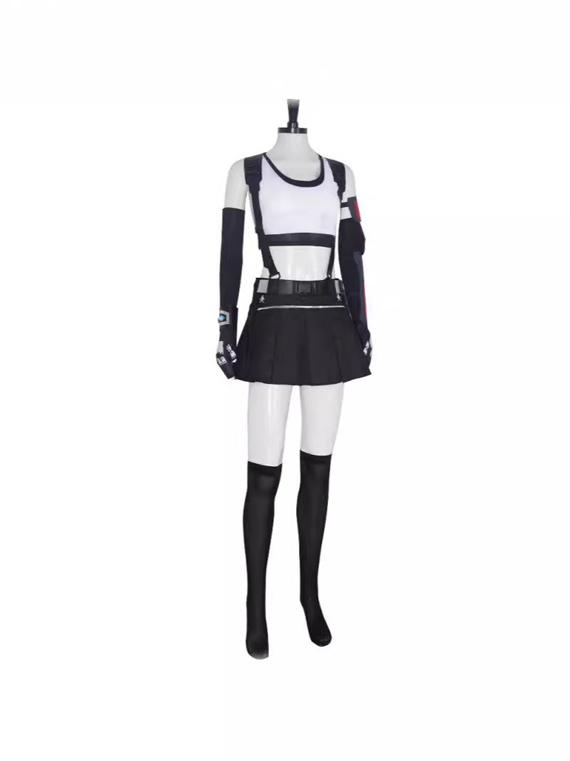 Final Fantasy 7 Tifa Lockhart Cosplay Costume Women Adult Halloween Outfit