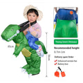 Tiktok Children's 3D Dinosaur Inflatable Clothes Adult Riding Tyrannosaurus Rex Riding Net Red Inflatable Clothes
